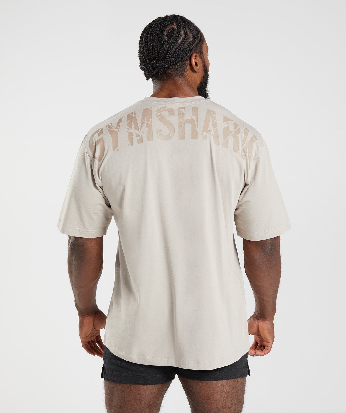 Gymshark Power T-Shirt - Pebble Grey