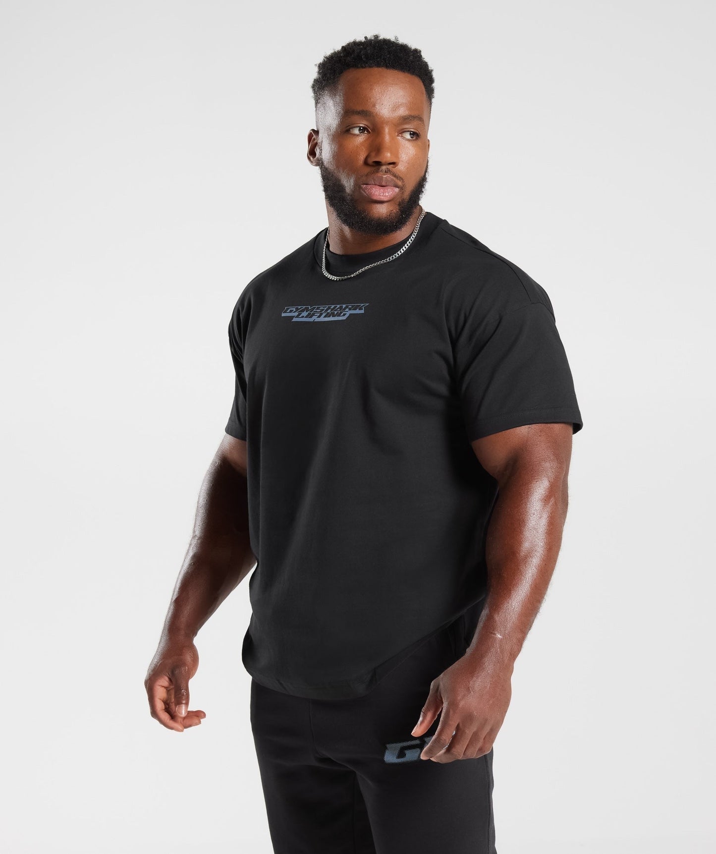 Gymshark Intergalactic Lifting Oversized T-Shirt - Black