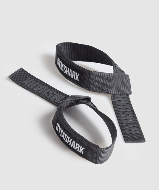 Gymshark Silicone Lifting Straps - Grey