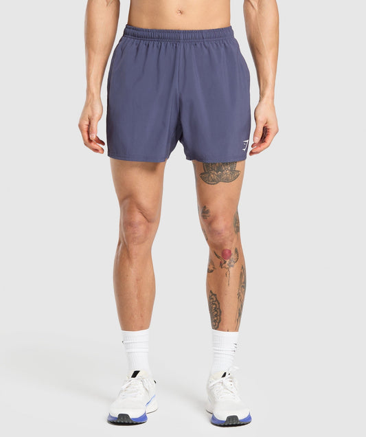Gymshark Arrival 5" Shorts - Weighted Purple