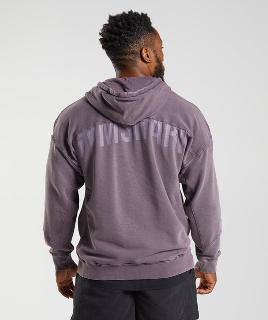 Gymshark Power Washed Hoodie - Musk Lilac
