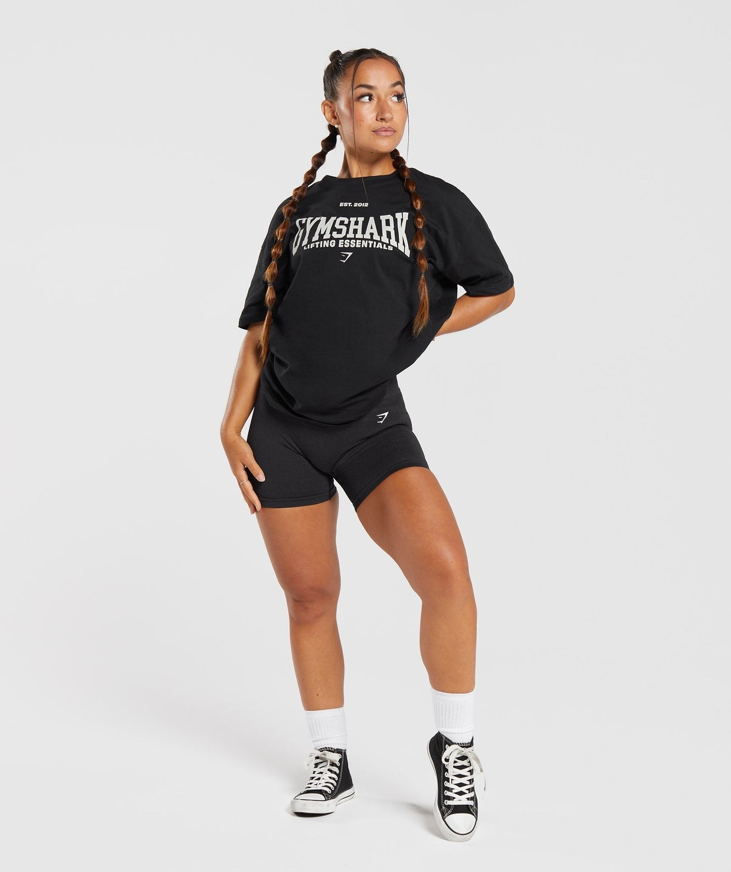 Gymshark Lifting Essentials Oversized T-shirt - Black