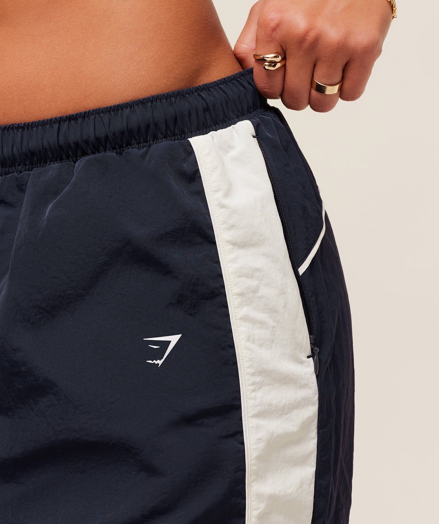 Gymshark x Analis Woven Track Pants - Midnight Blue