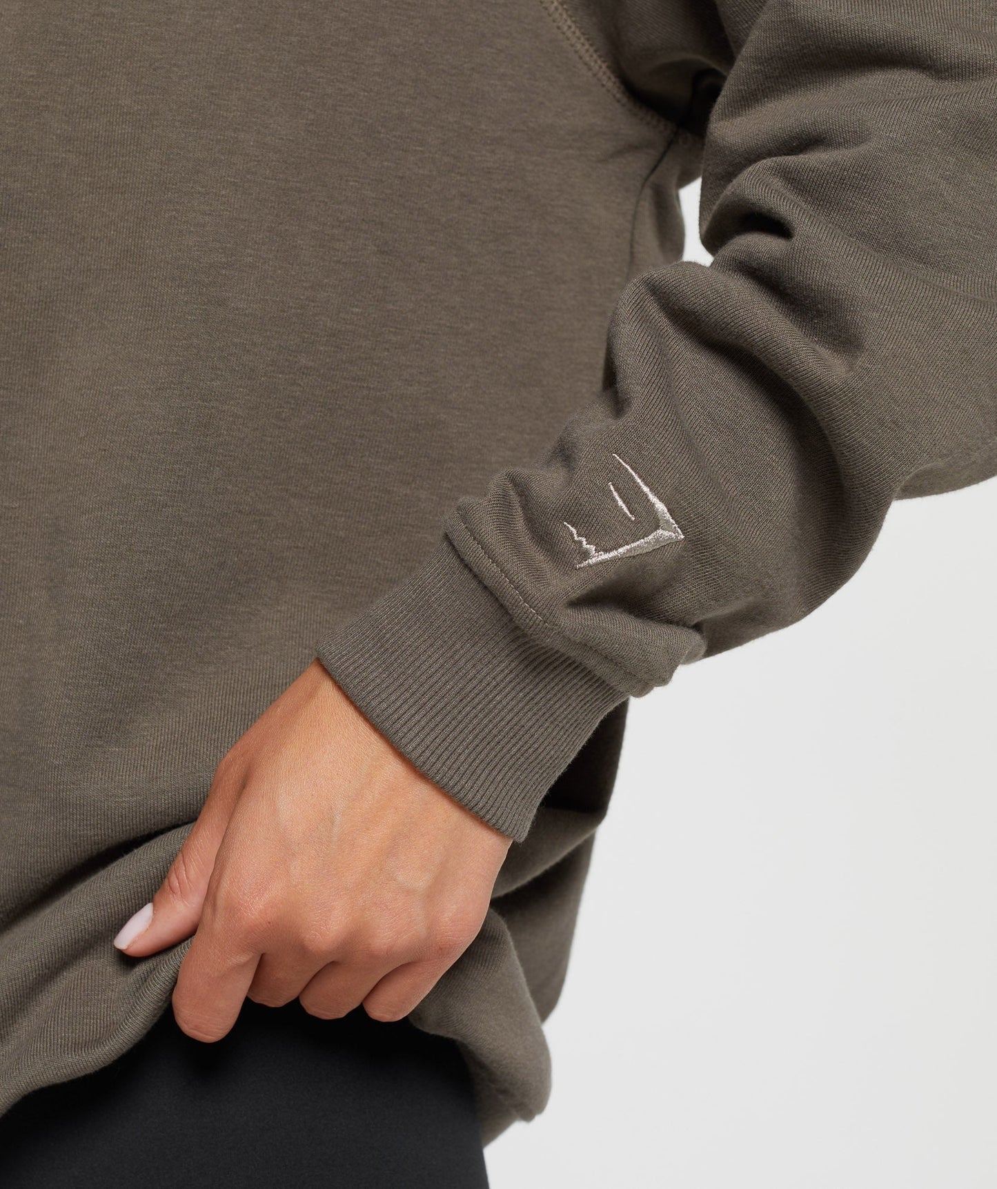 Gymshark Block Oversized Hoodie - Camo Brown
