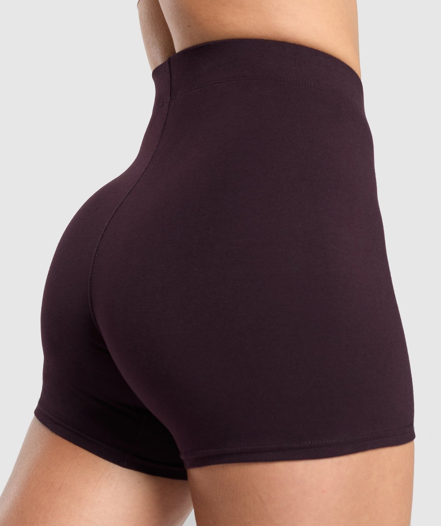 Gymshark Everyday Cotton Shorts - Plum Brown