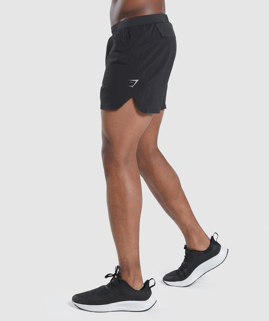 Gymshark Speed Evolve 5" Shorts - Black