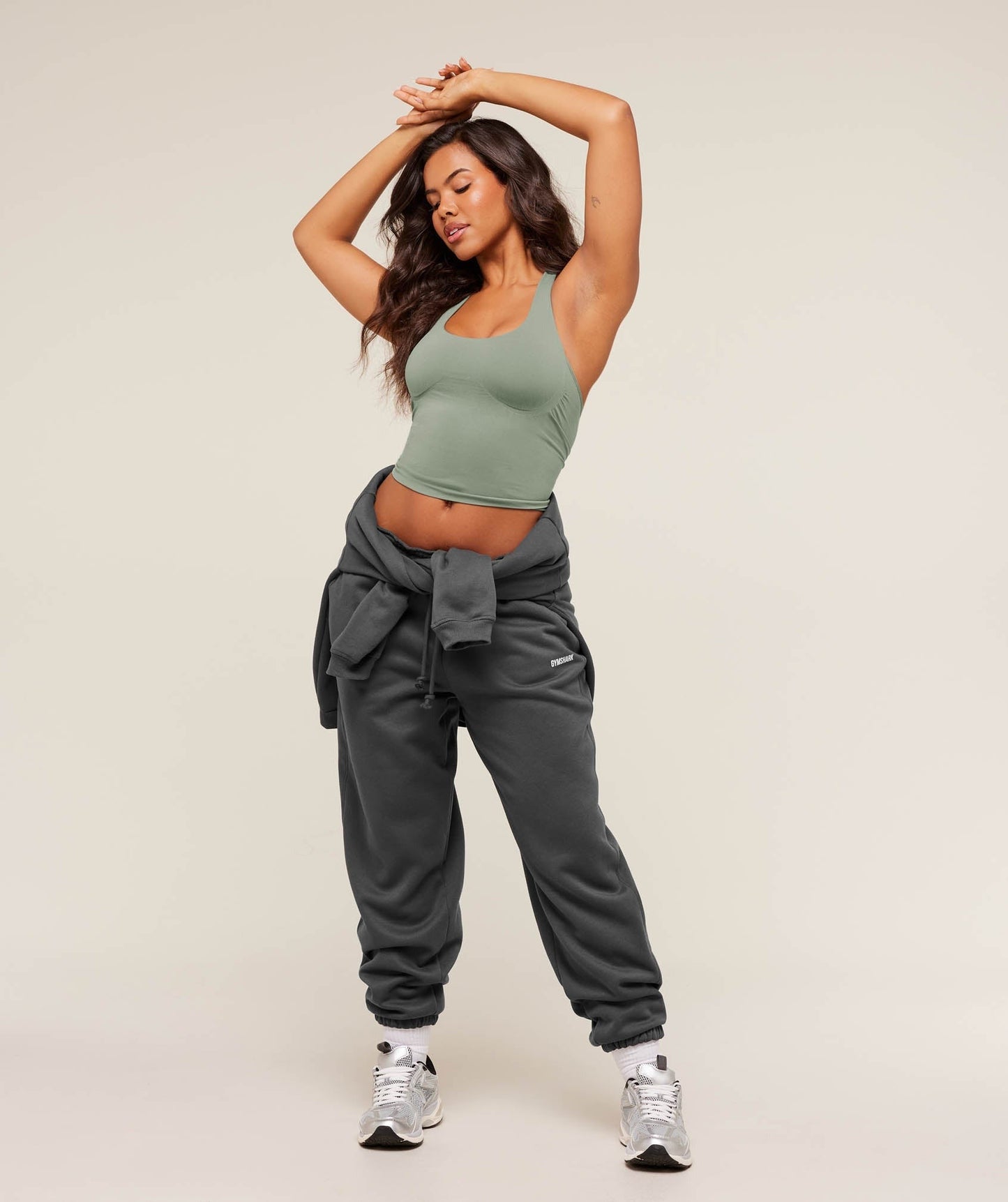 Gymshark Cosy Luxe Cuffed Joggers - Grey