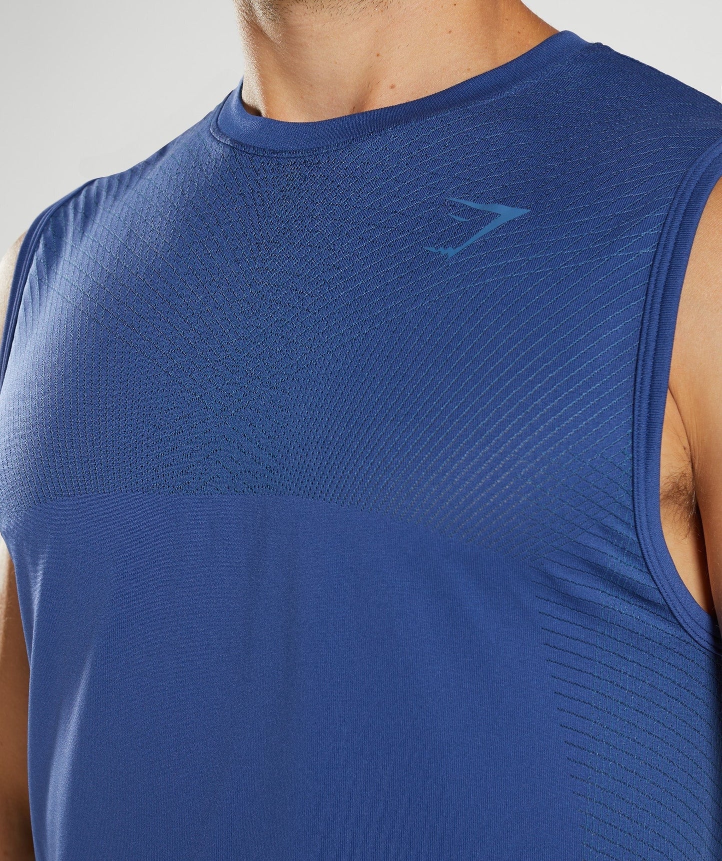 Gymshark Apex Seamless Tank - Stellar Blue/Lakeside Blue