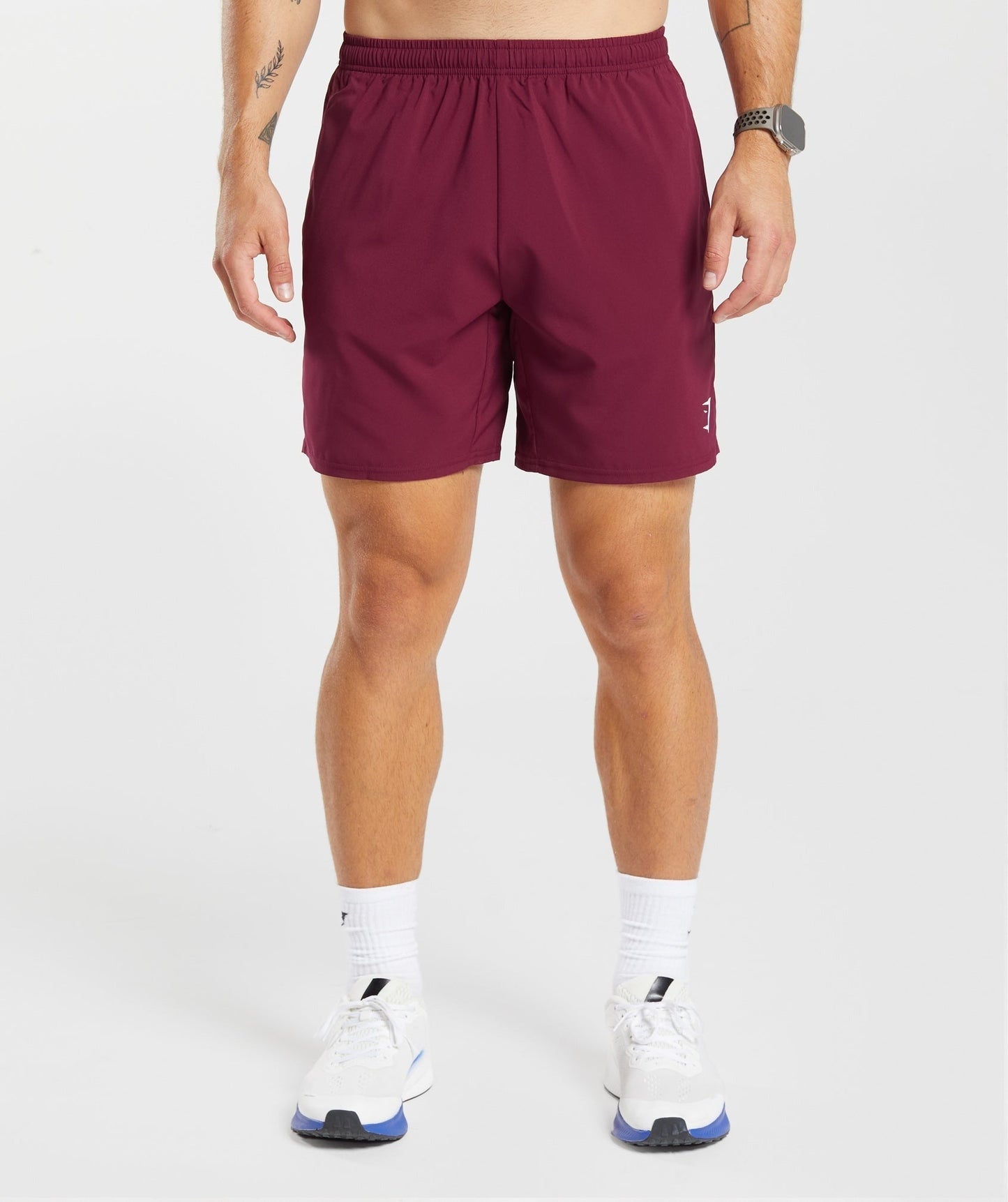 Gymshark Arrival 7" Shorts - Plum Pink