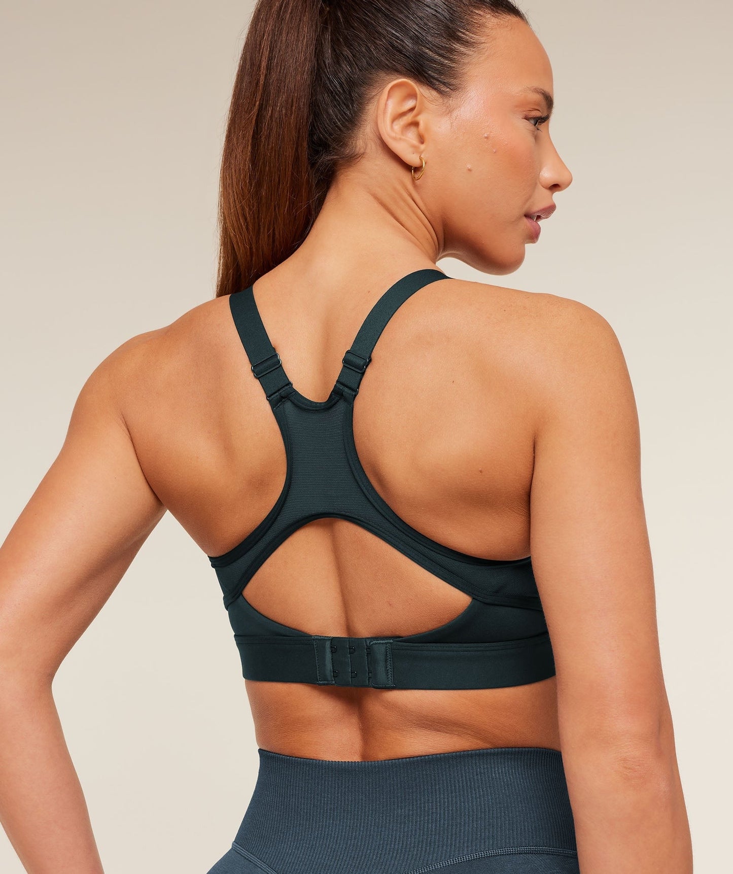 Gymshark High Coverage High Support Sports Bra - Deep Petrol Blue