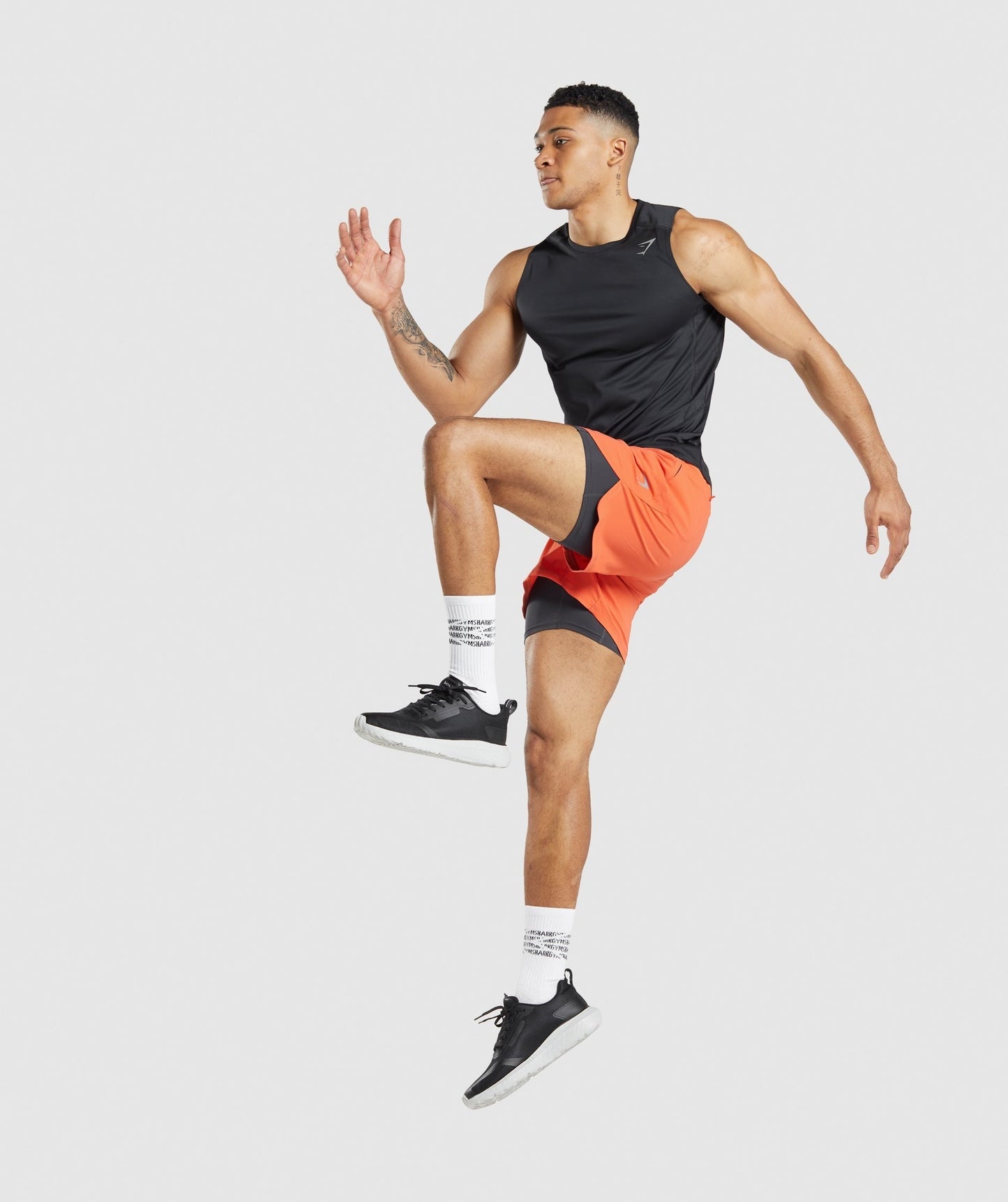 Gymshark Speed Evolve 5" 2 In 1 Shorts - Papaya Orange