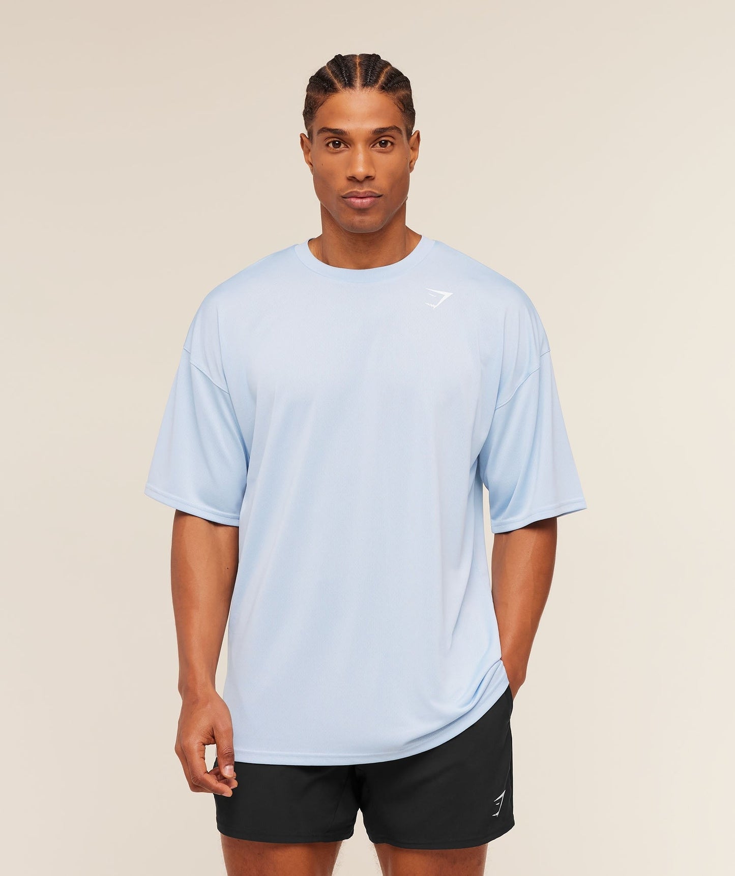 Gymshark Arrival Oversized T-Shirt - Chilled Blue