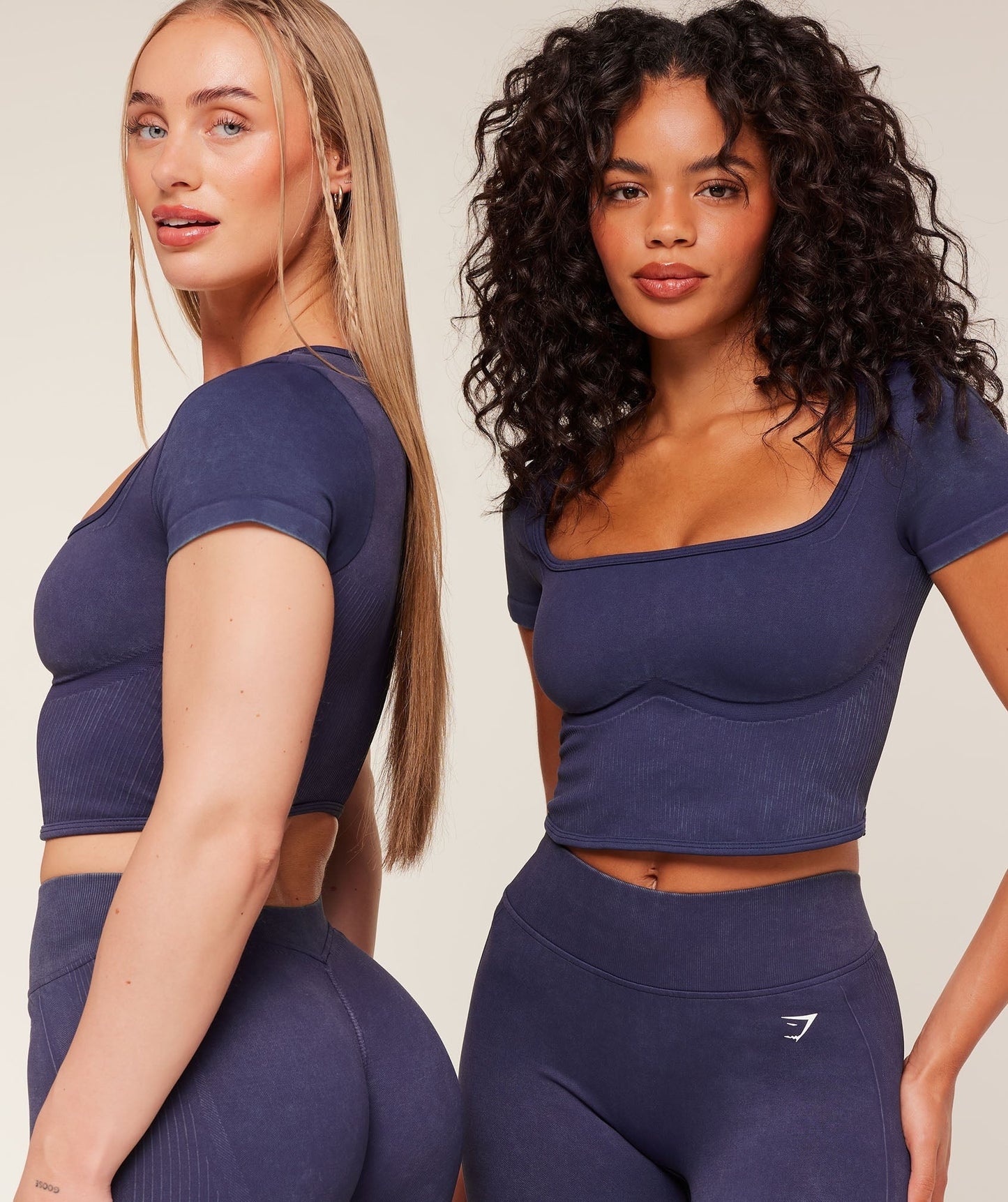 Gymshark x Bratz Crop Top - Indigo Purple/Wash