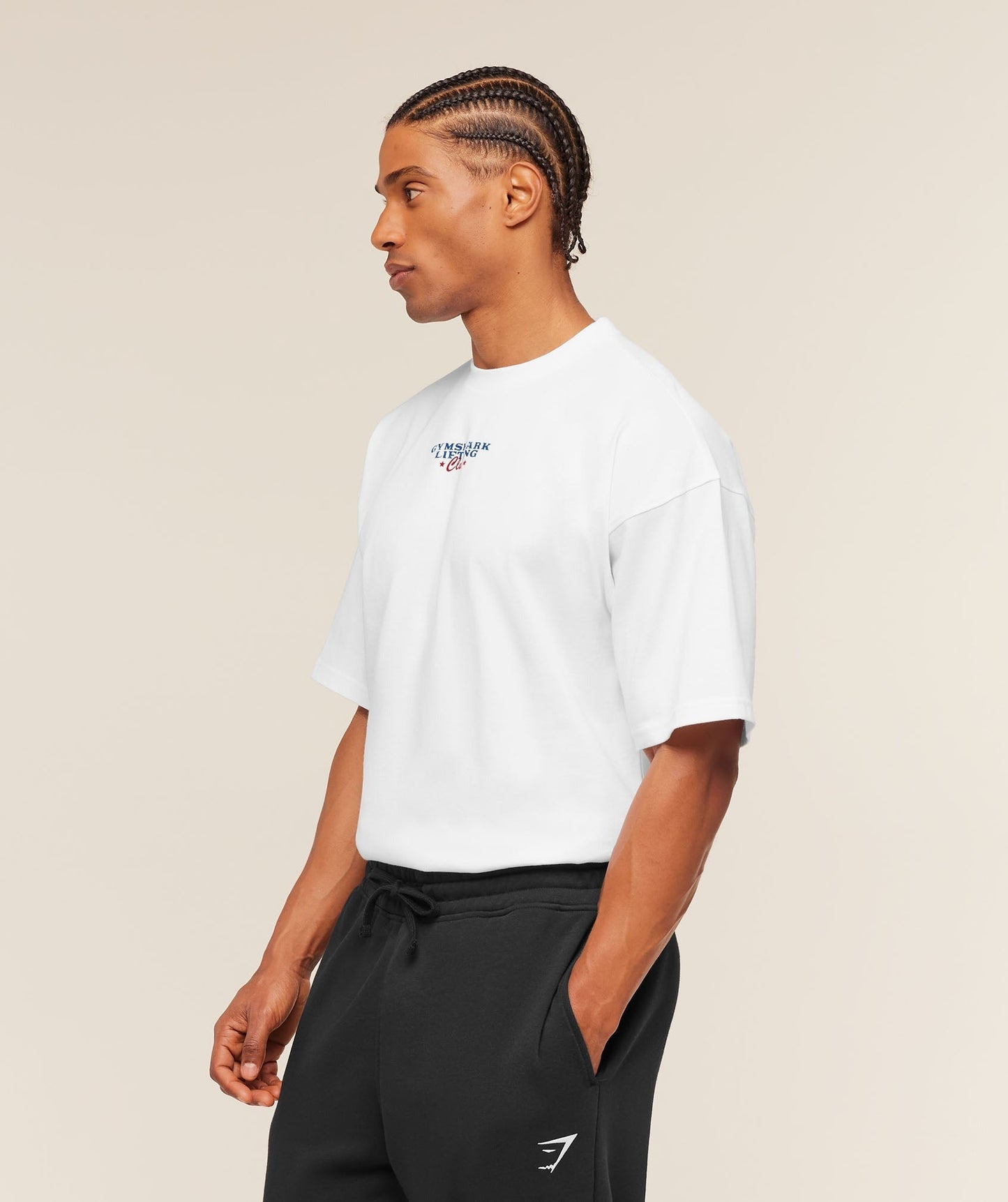 Gymshark Trophy Graphic T-Shirt - White