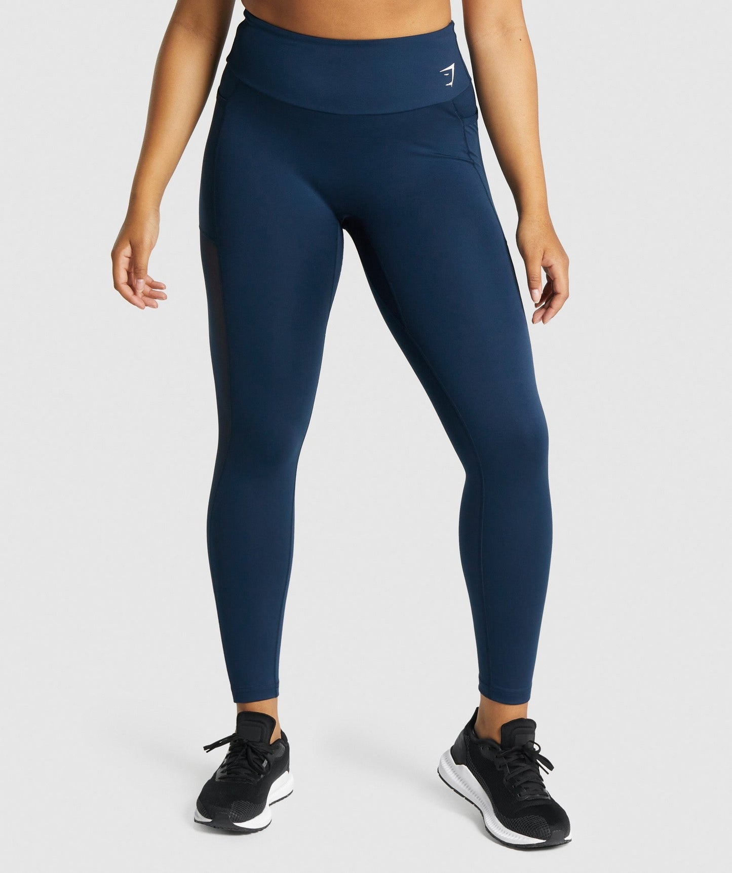 Gymshark Training Mesh Pocket Leggings - Navy