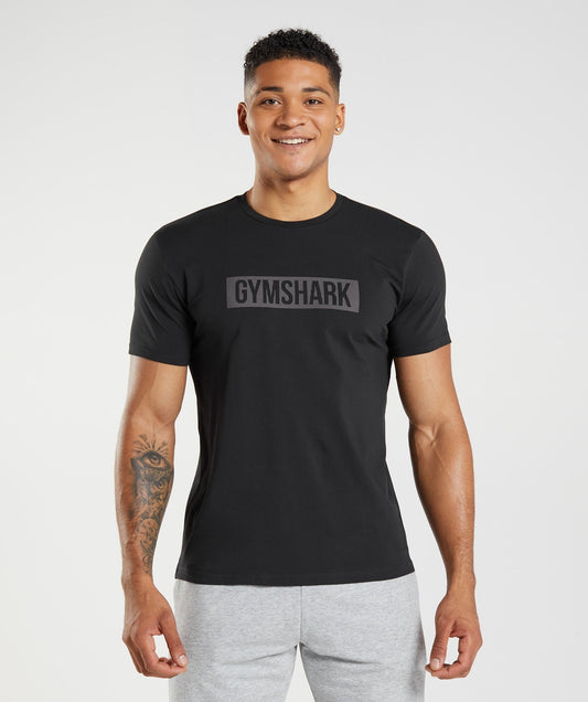 Gymshark Block T-Shirt - Black