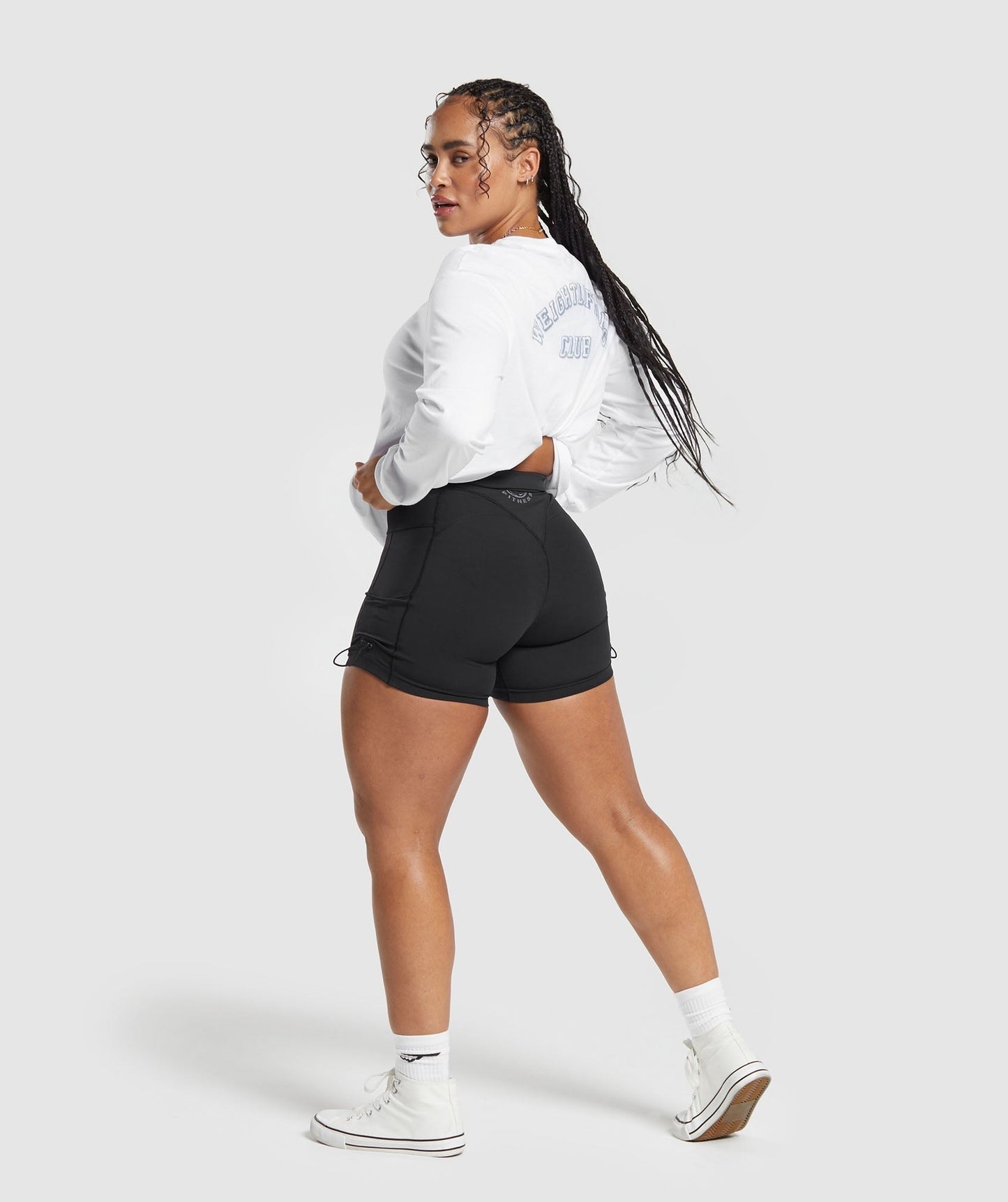 Gymshark Weightlifting Long Sleeve Top - White