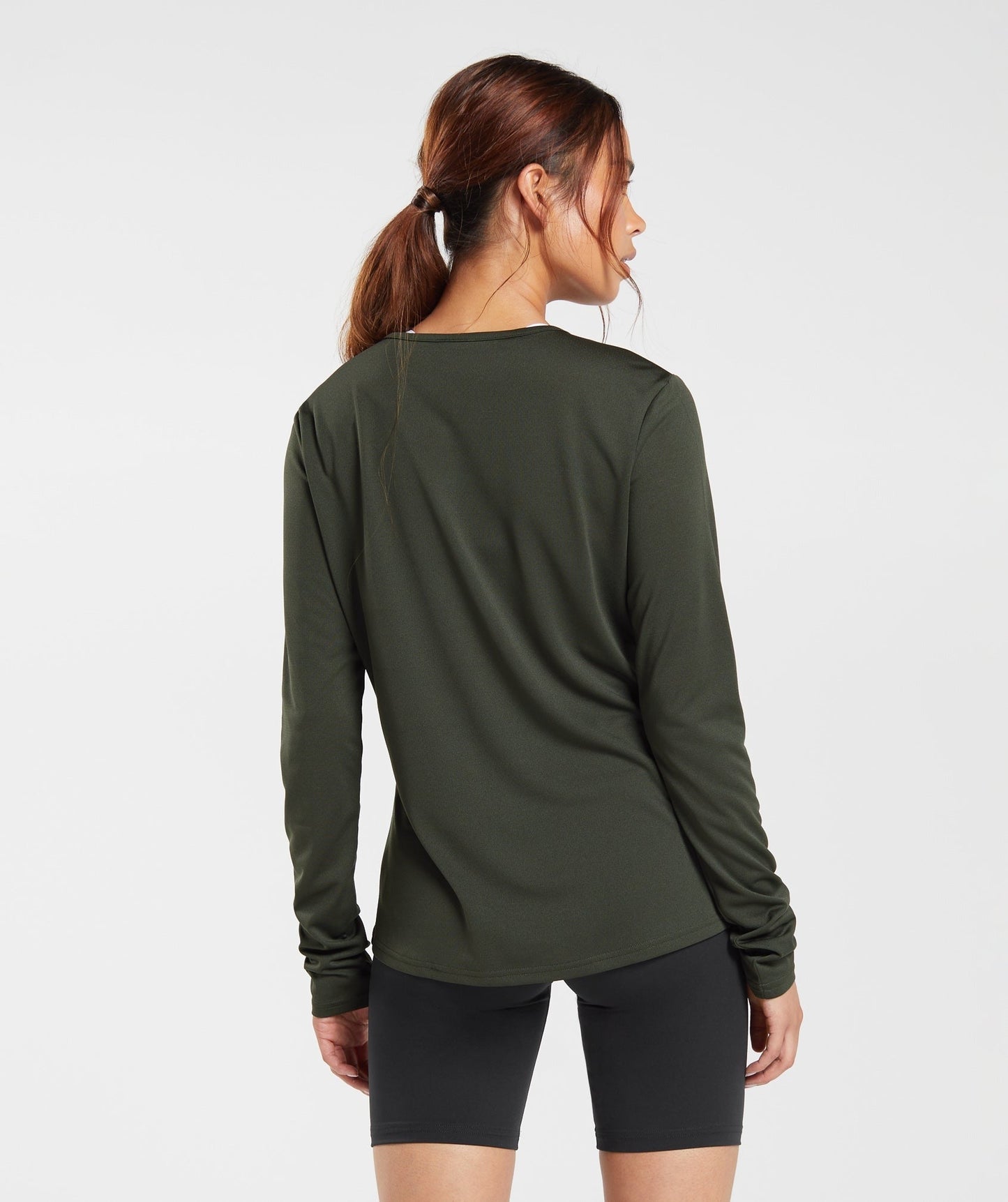 Gymshark Training Long Sleeve Top - Deep Olive Green