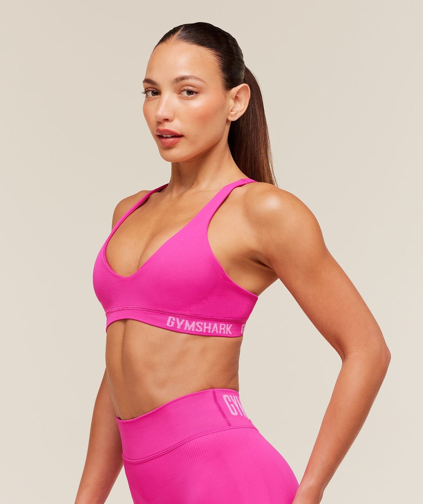 Gymshark Flex V4 Sports Bra - Super-Set Pink