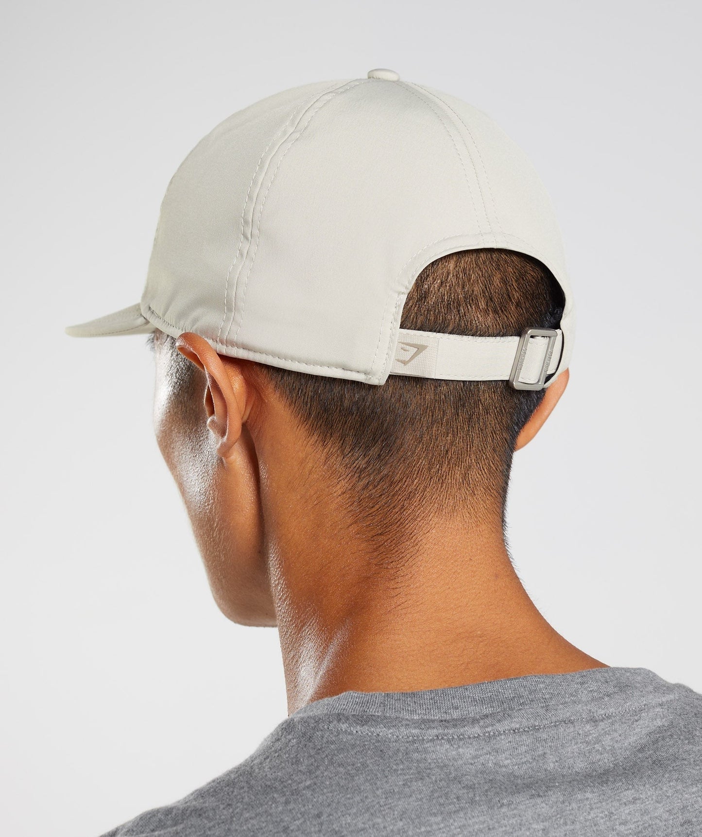 Gymshark Flat Peak Cap - Pebble Grey