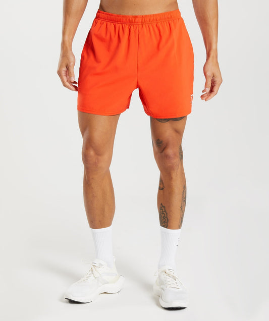 Gymshark Arrival 5" Shorts - Pepper Red