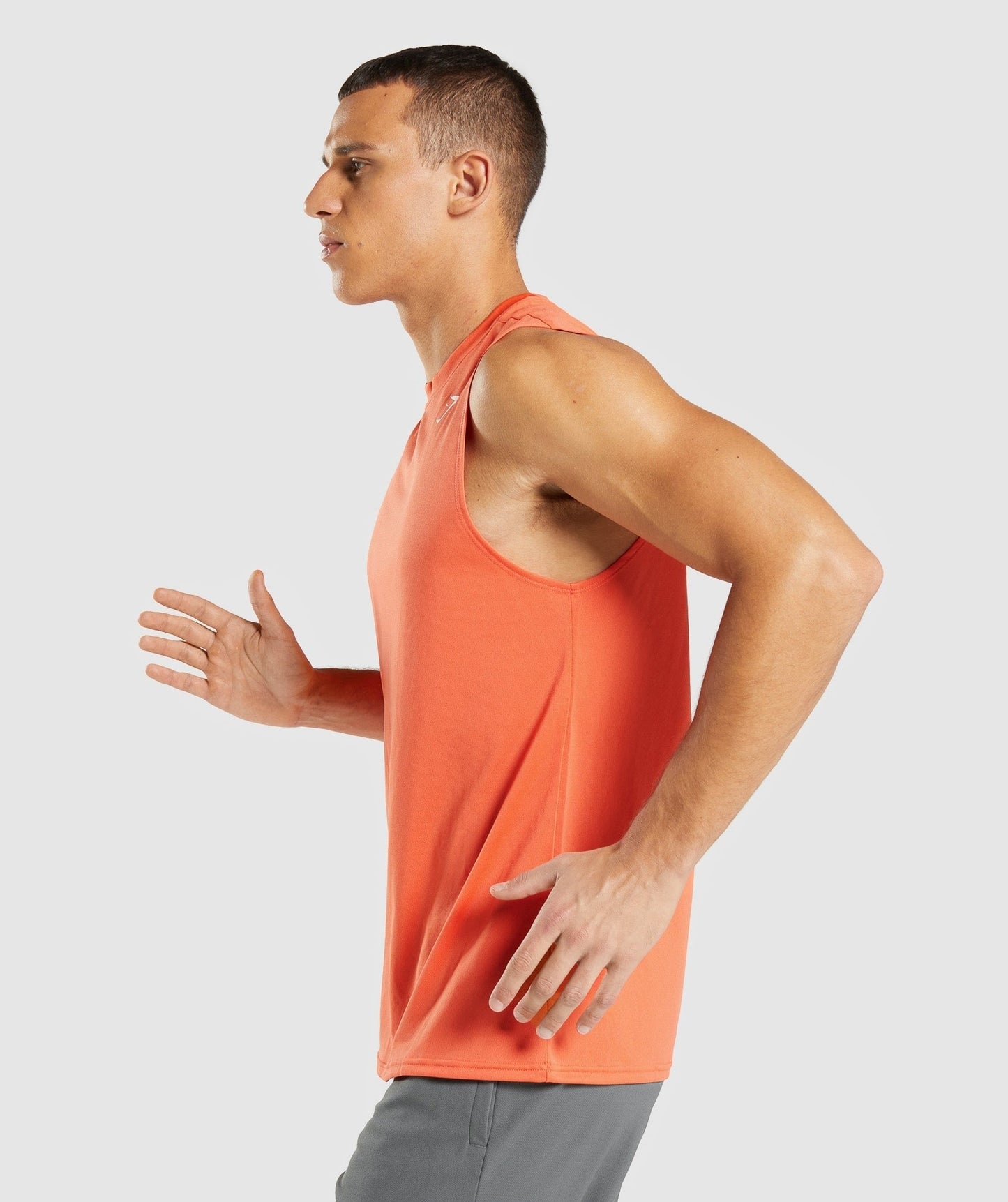 Gymshark Arrival Sleeveless Tee - Papaya Orange