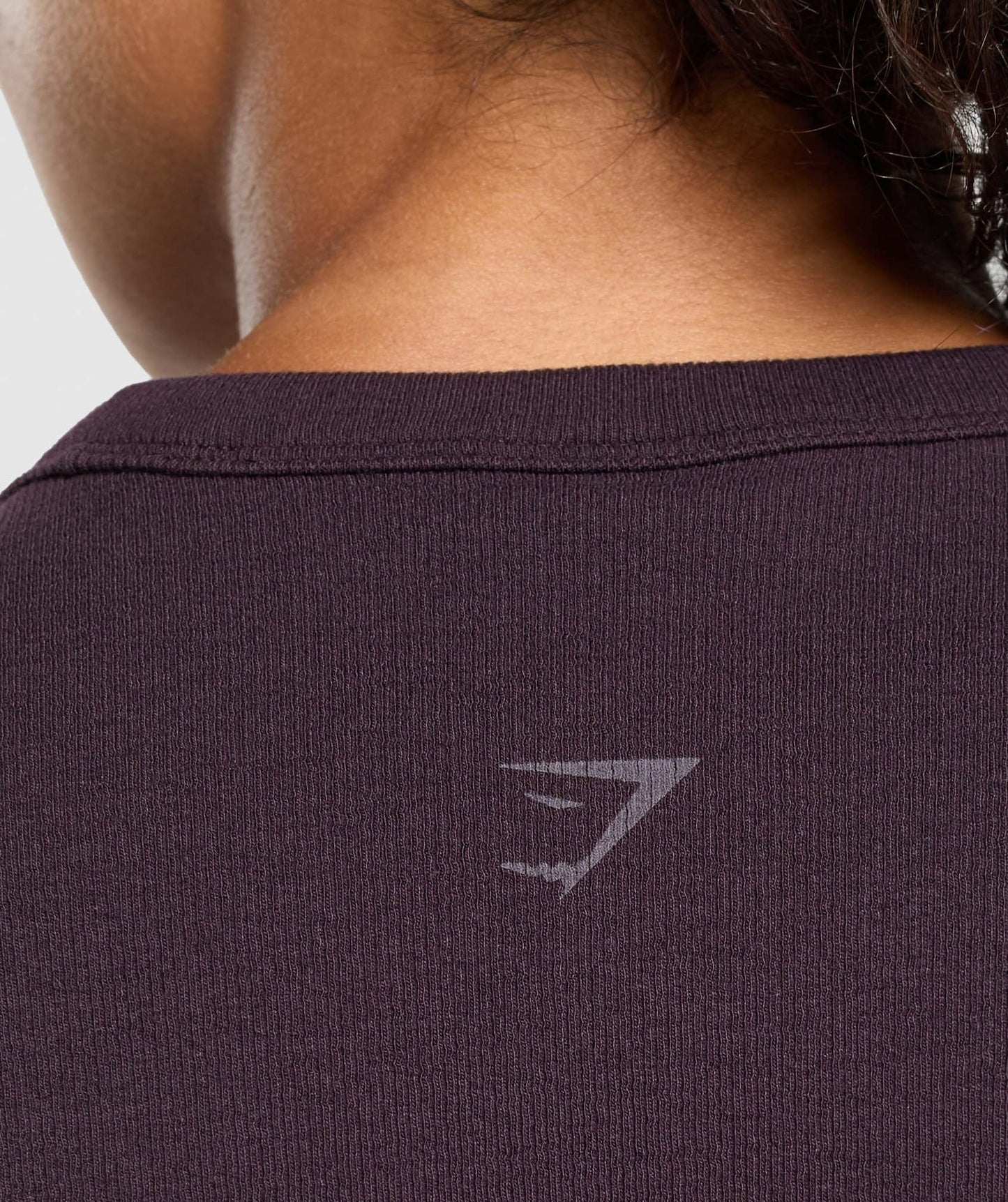 Gymshark Lifting Oversized Pump Cover - Plum Brown