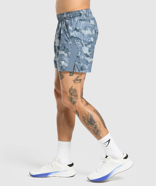 Gymshark Sport 5" Shorts - Denim Grey/Iron Blue