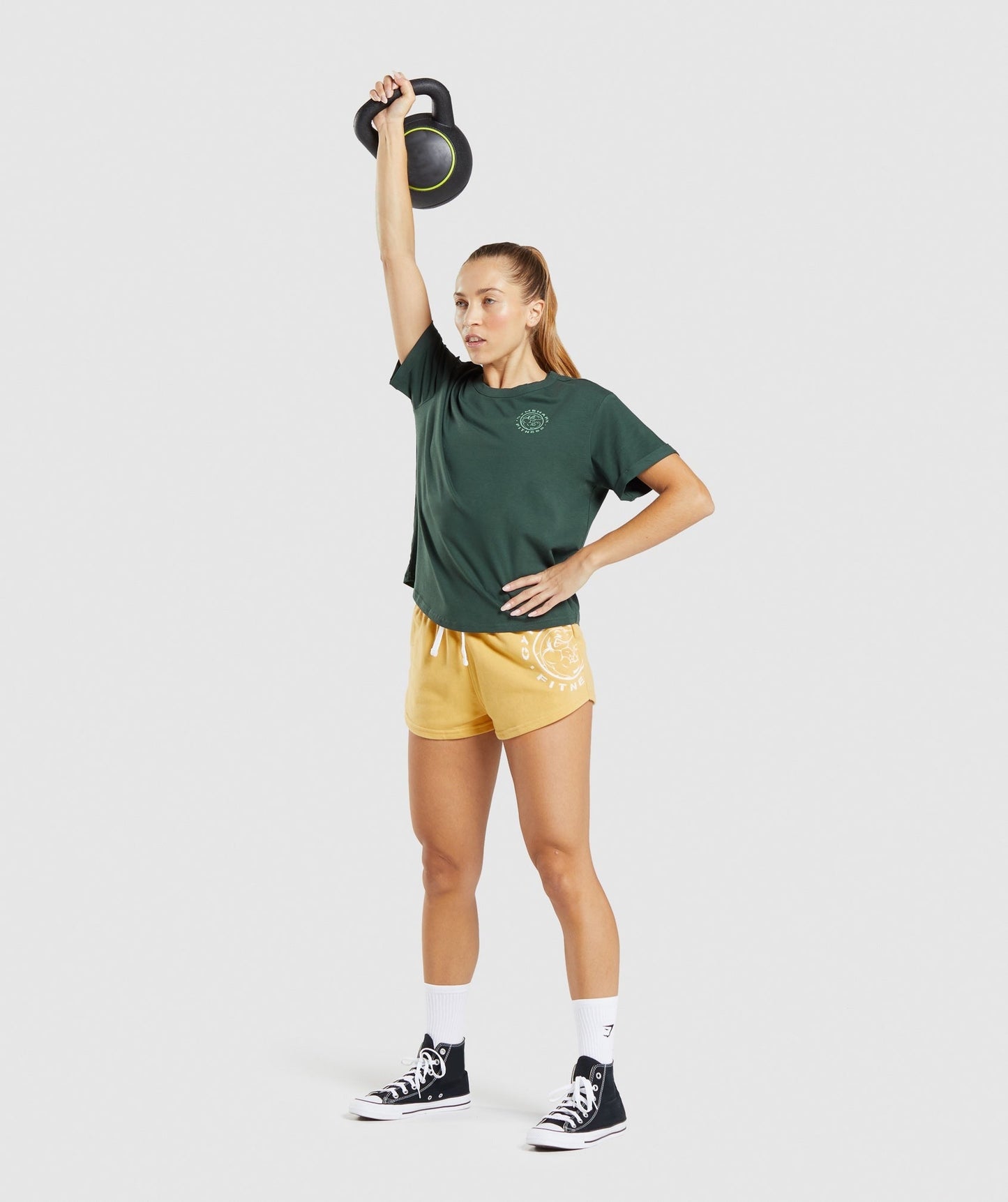 Gymshark Legacy Graphic Tee - Dark Green