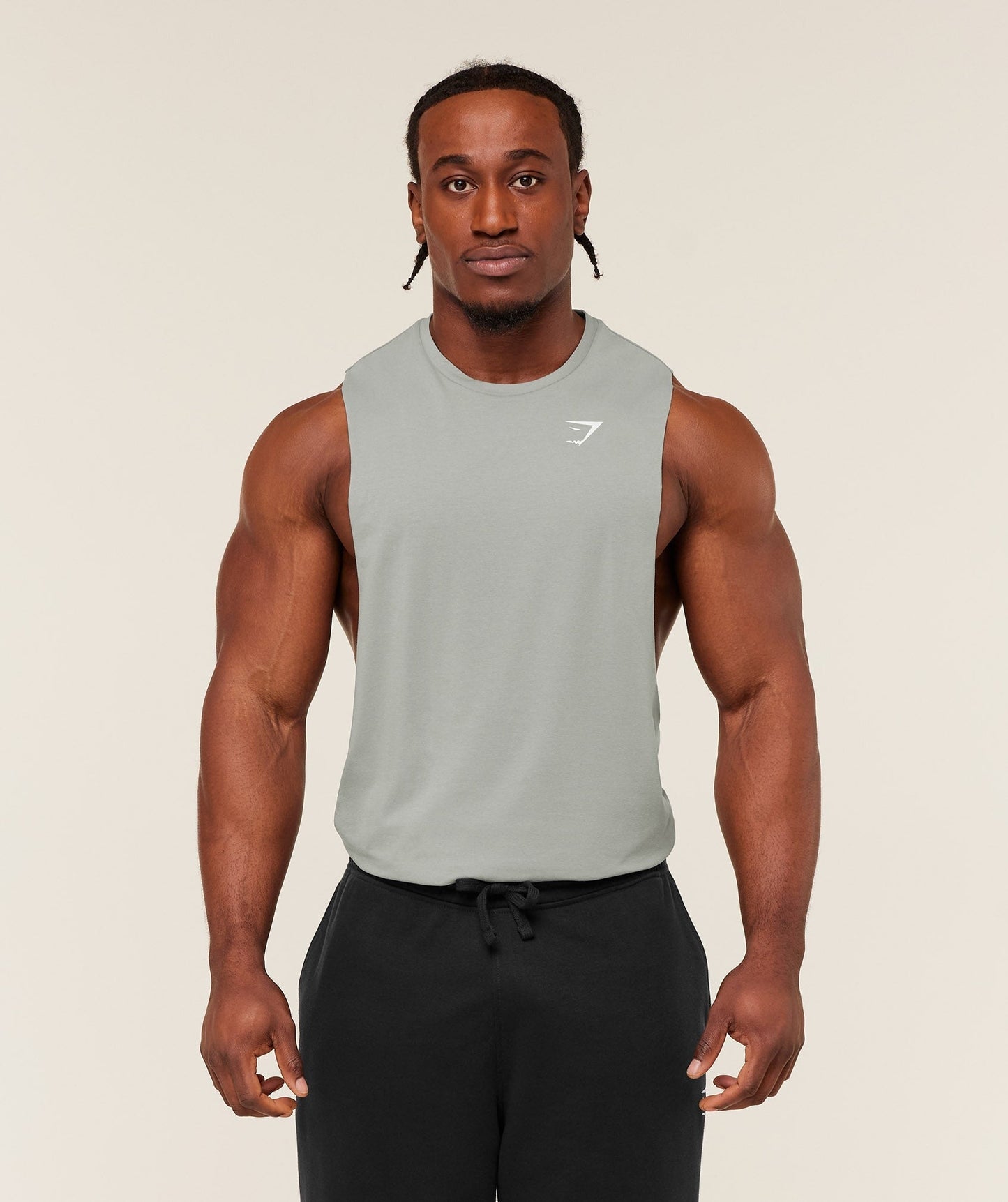 Gymshark Critical 2.0 Drop Arm Tank - Smokey Grey