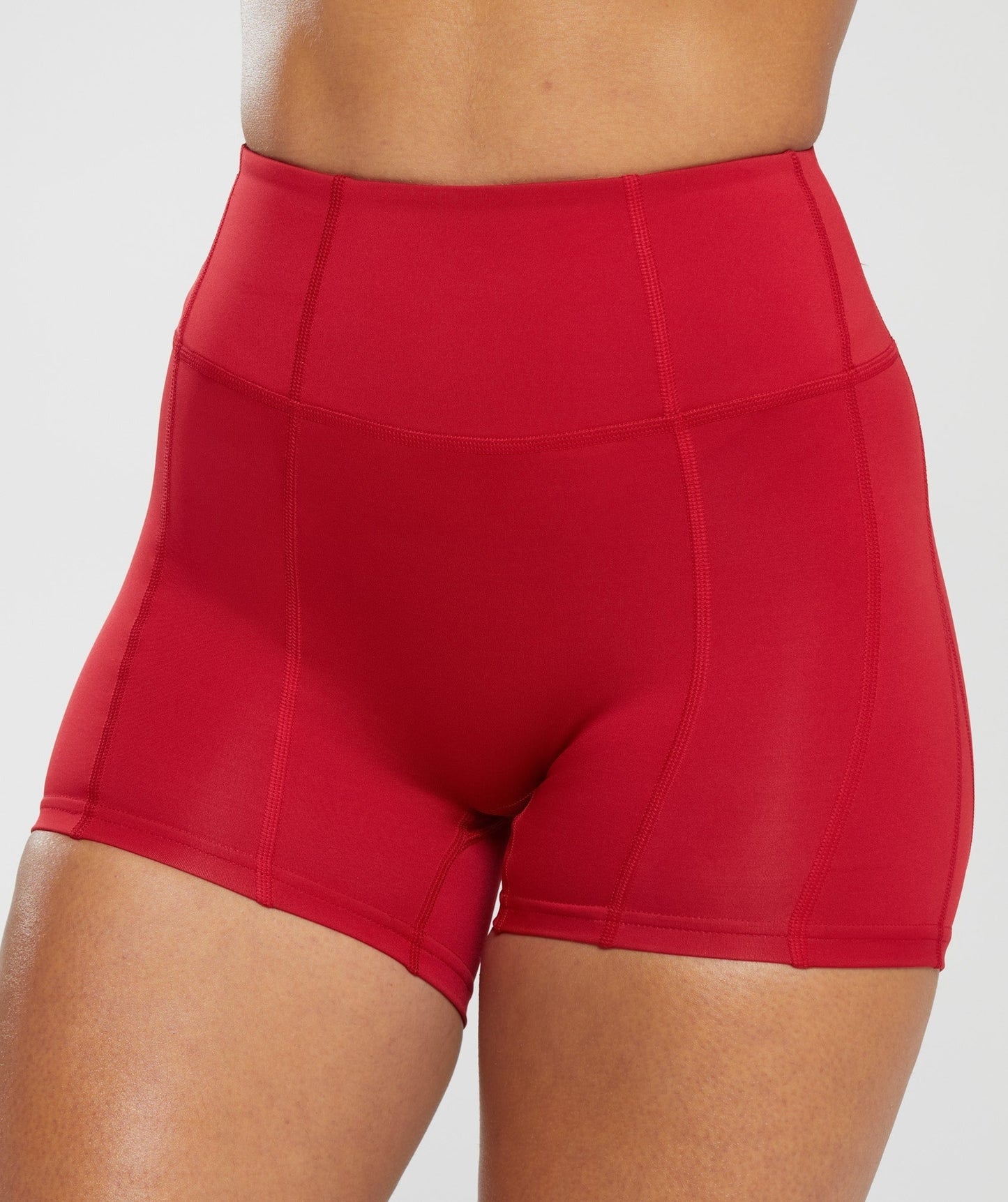 Gymshark GS Power High Rise Shorts - Carmine Red