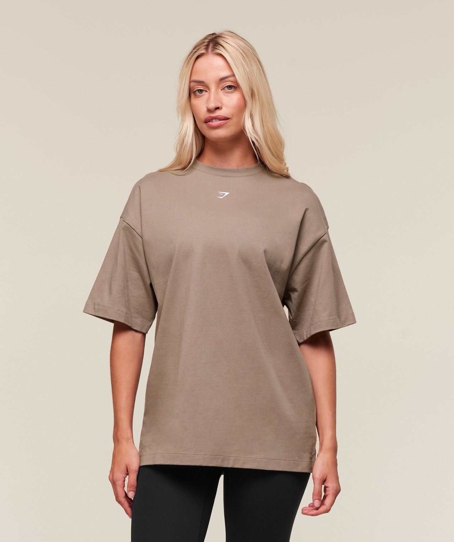 Gymshark We Do Gym Graphic Oversized T-Shirt - Lifestyle Brown