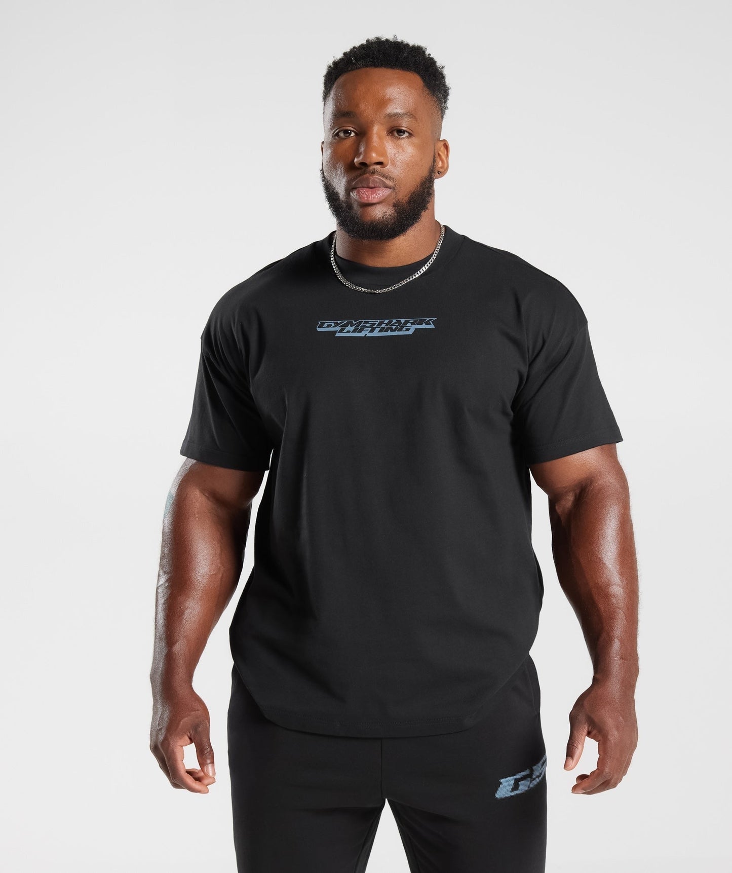 Gymshark Intergalactic Lifting Oversized T-Shirt - Black