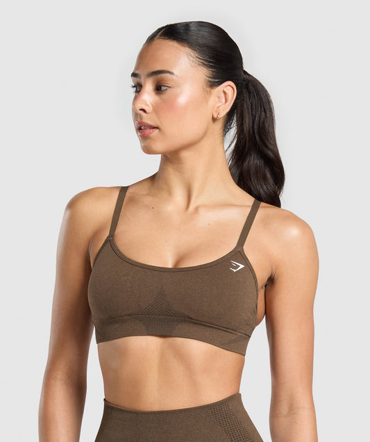 Gymshark Vital Sports Bra - Espresso Marl