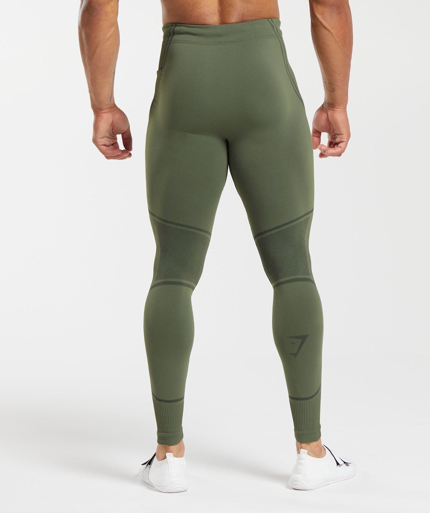 Gymshark 315 Seamless Tights - Winter Olive/Black