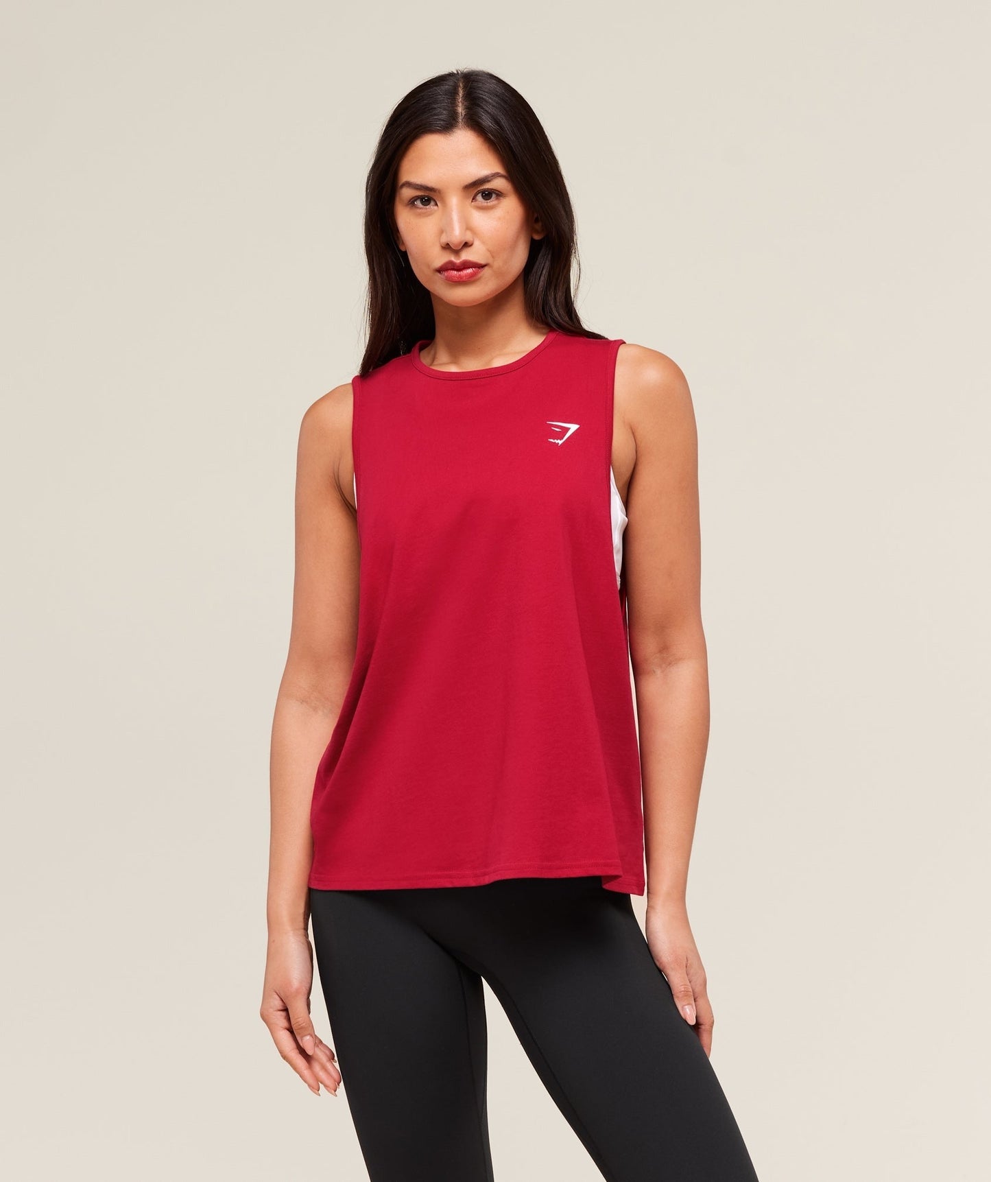 Gymshark Training Drop Arm Tank - Carmine Red