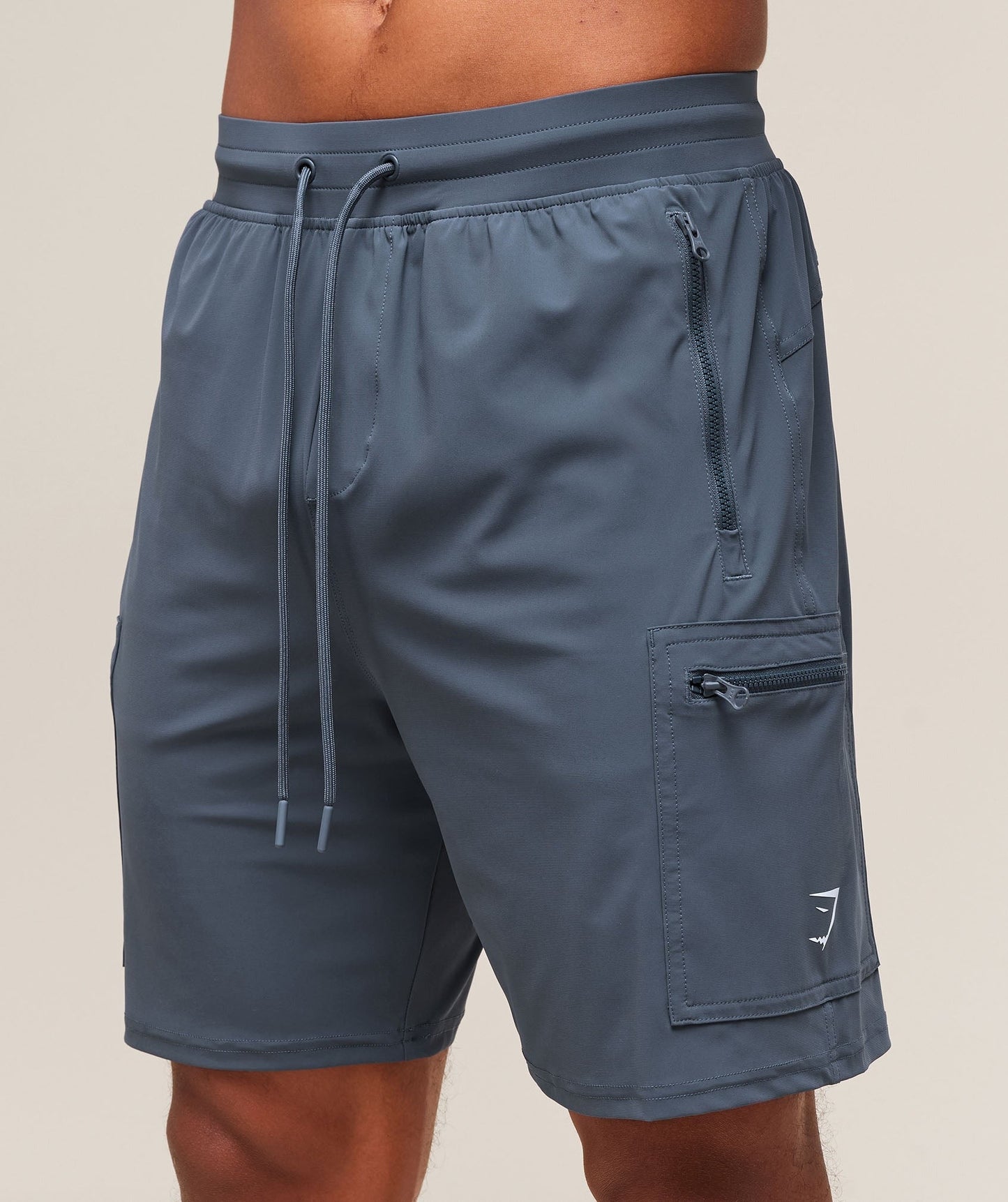 Gymshark Rest Day 6" Cargo Shorts - Titanium Blue