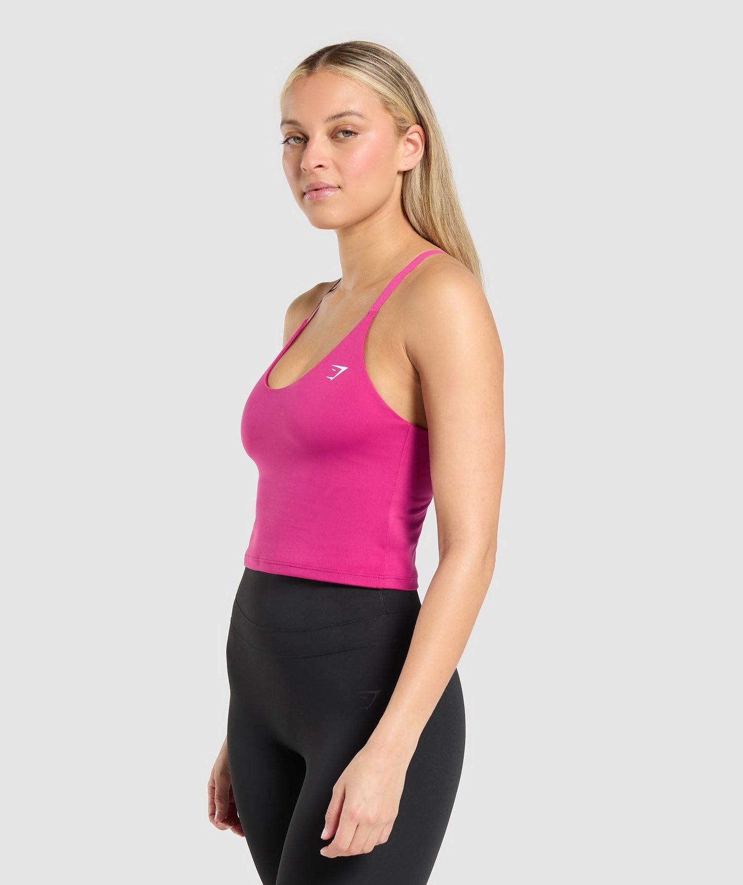 Gymshark Training Cami Tank With Shelf - Winning Pink