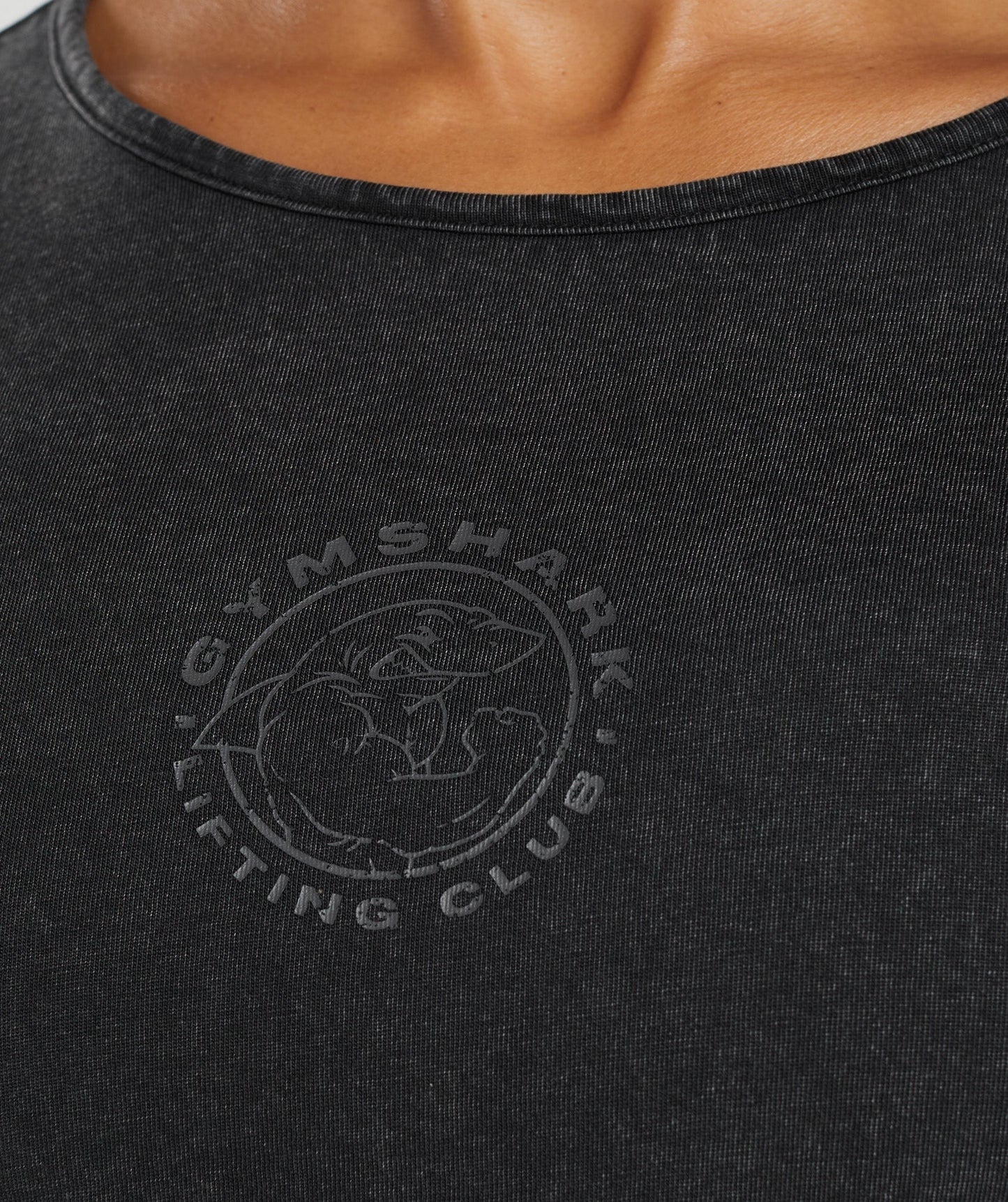 Gymshark Legacy Washed Long Sleeve Top - Black