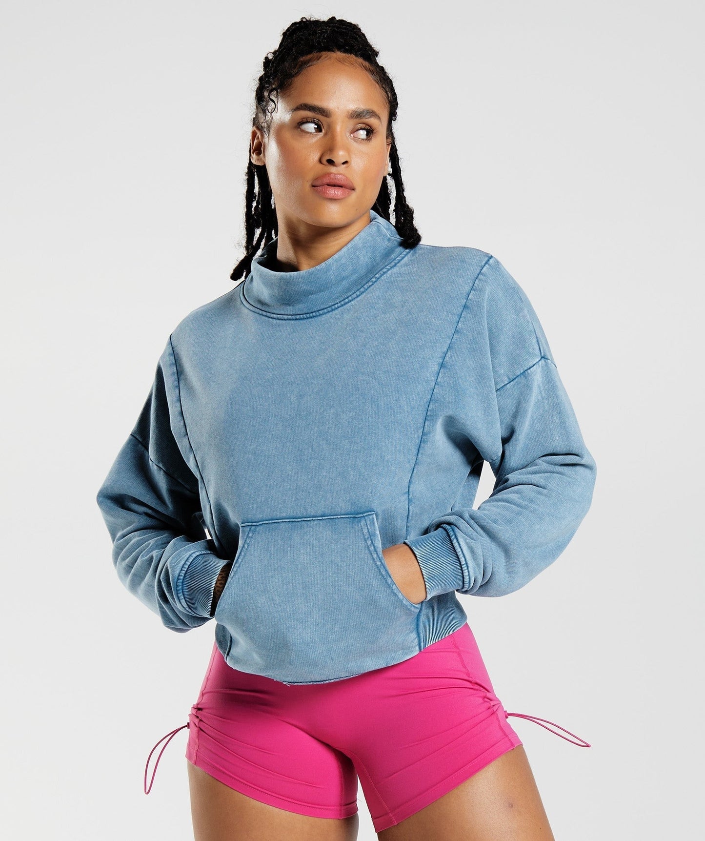 Gymshark Legacy Washed Sweatshirt - Lakeside Blue