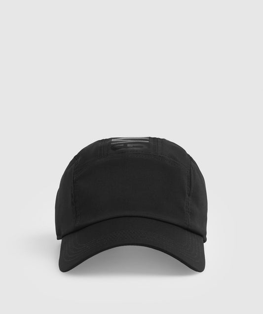 Gymshark Logo 5 Panel Cap - Black