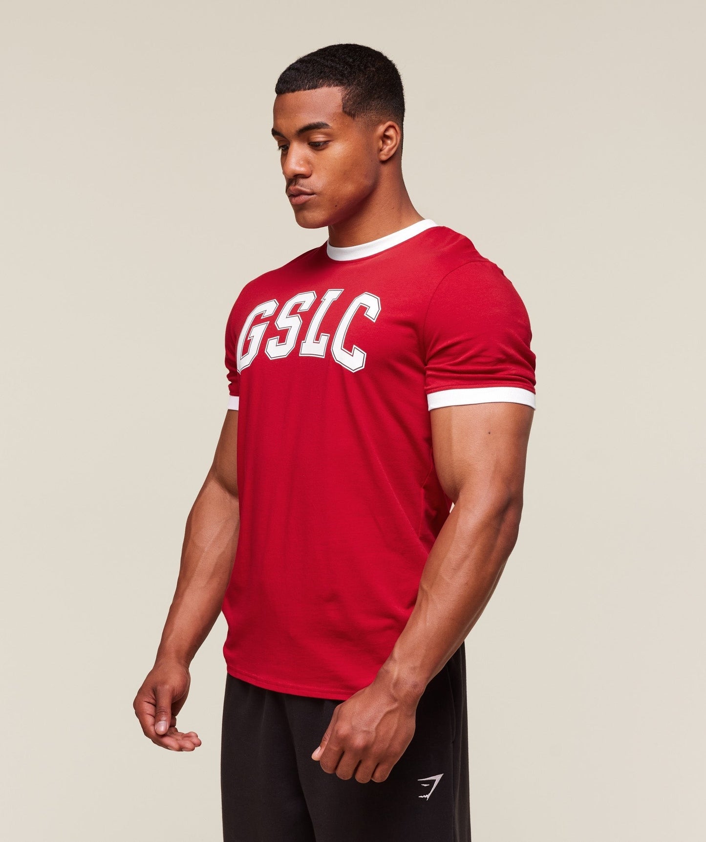 Gymshark GSLC Ringer T-Shirt - Conditioning Red