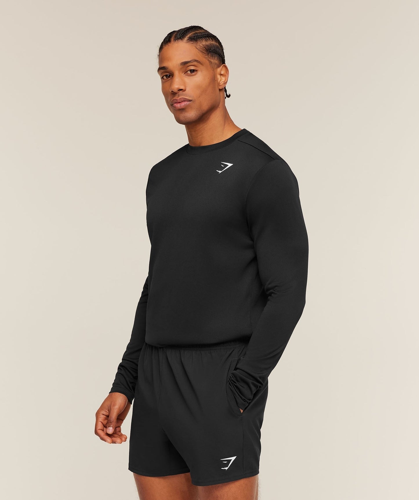 Gymshark Arrival Long Sleeve T-Shirt - Black
