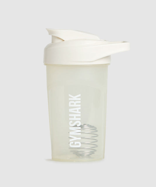 Gymshark 14oz Shaker Bottle - Oat White
