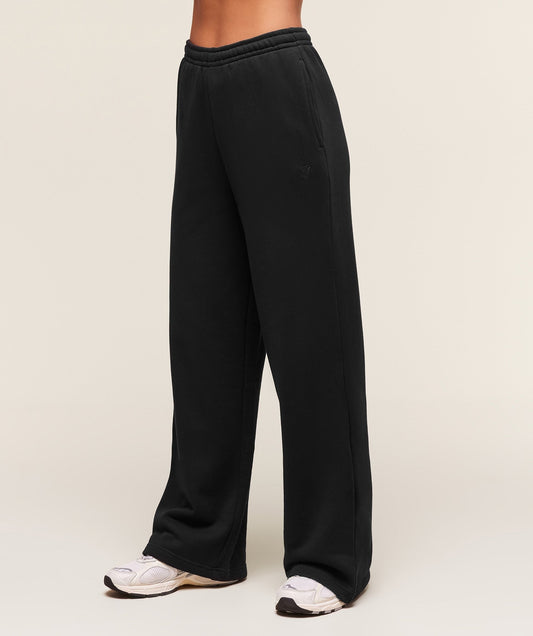Gymshark Rest Day Sweats 2.0 Wide Leg Joggers - Black