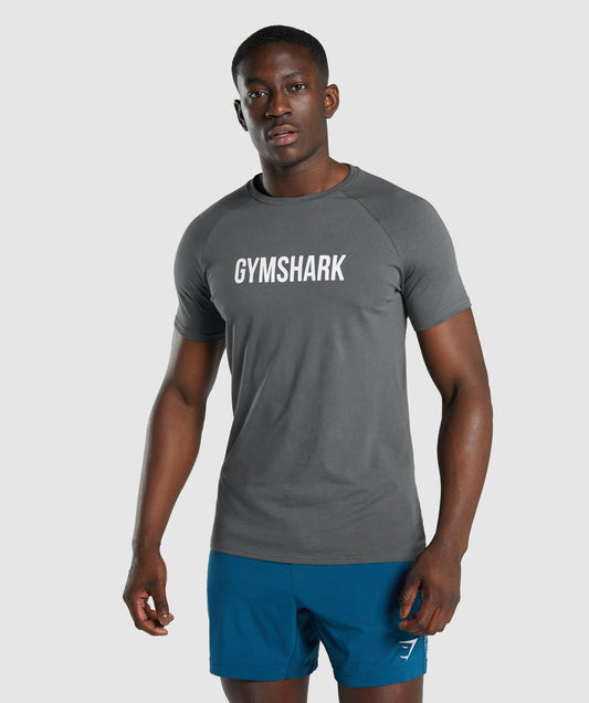 Gymshark Apollo T-Shirt - Charcoal