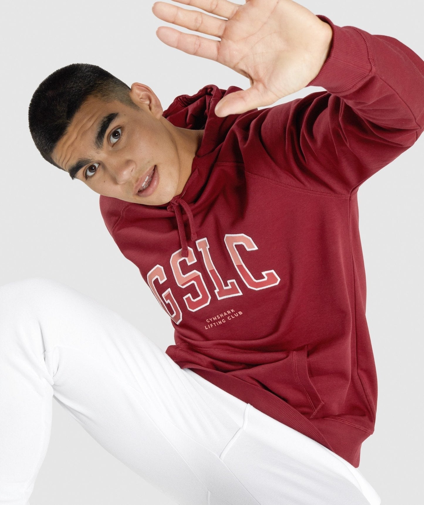 Gymshark GSLC Collegiate Hoodie - Burgundy