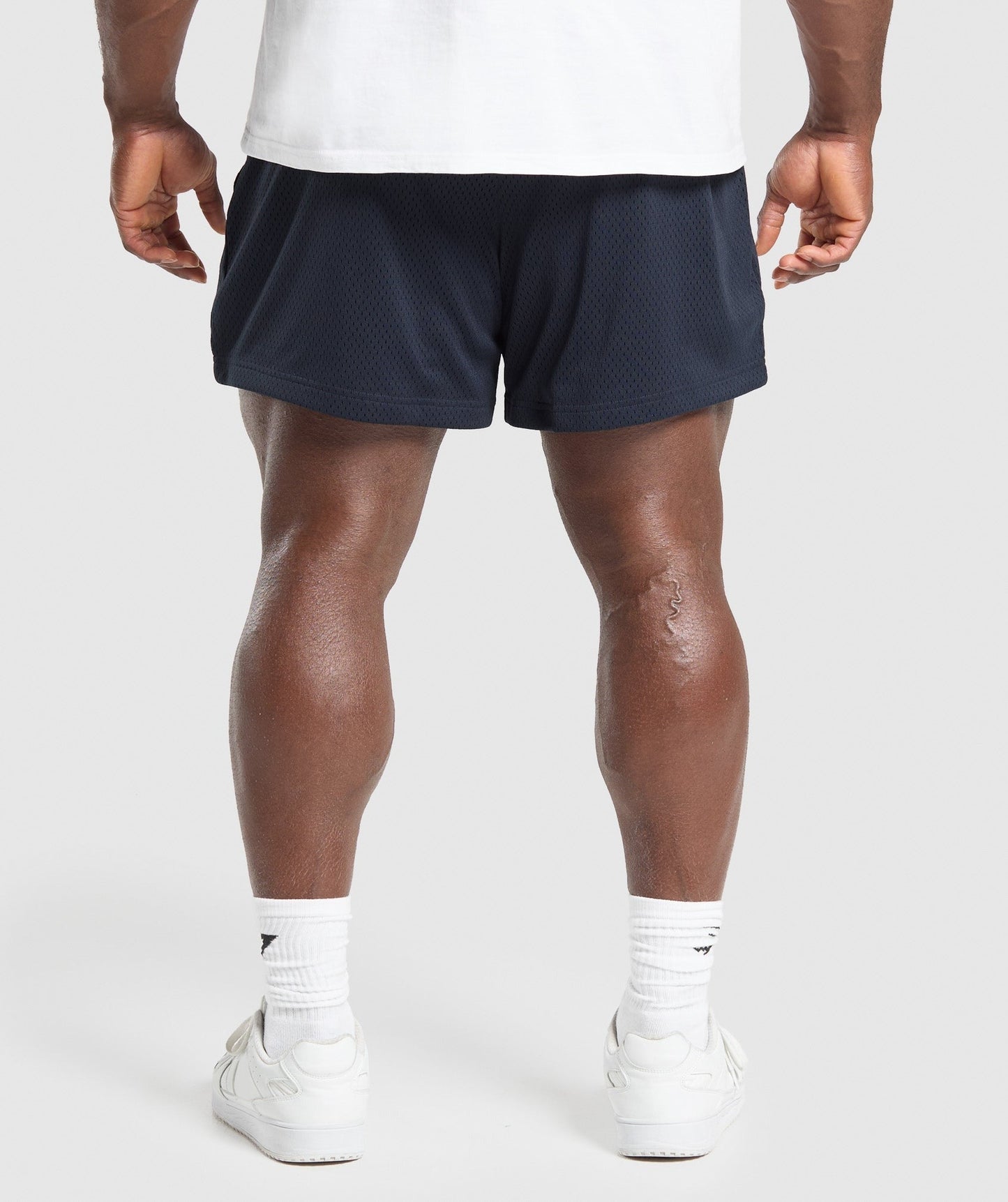 Gymshark Lifting Mesh 5" Shorts - Heavy Blue