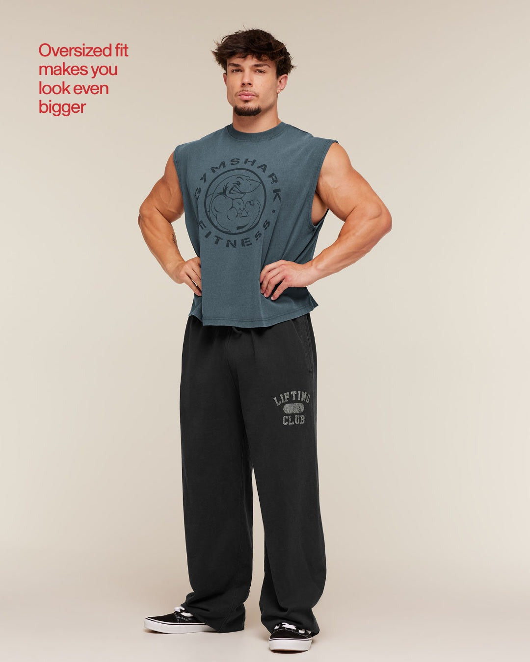 Gymshark Vintage Legacy Tank - Stealth Blue