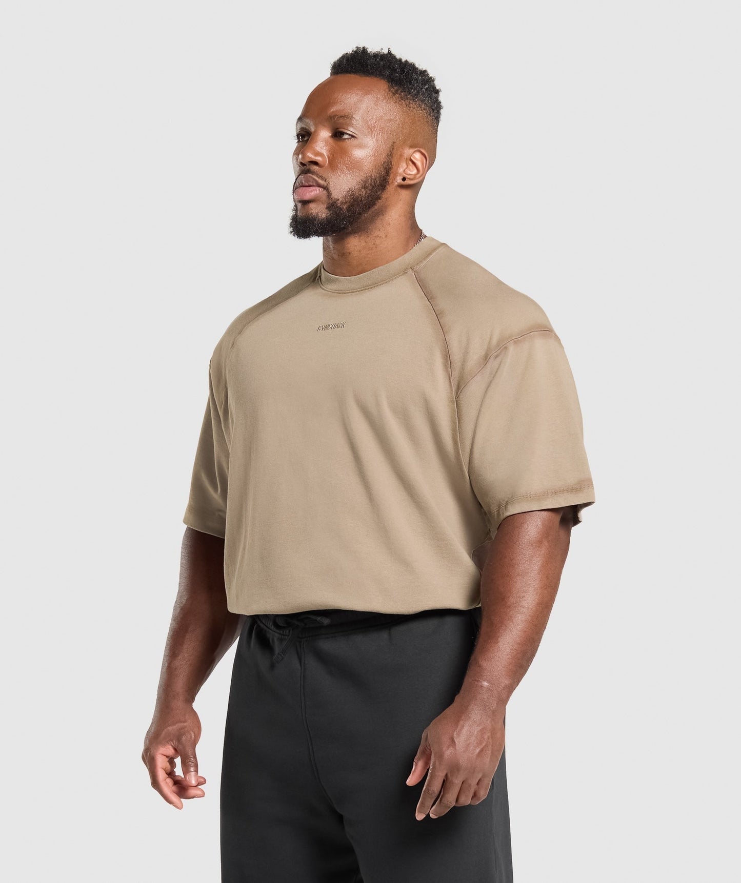 Gymshark Heavyweight T-Shirt - Lifestyle Brown